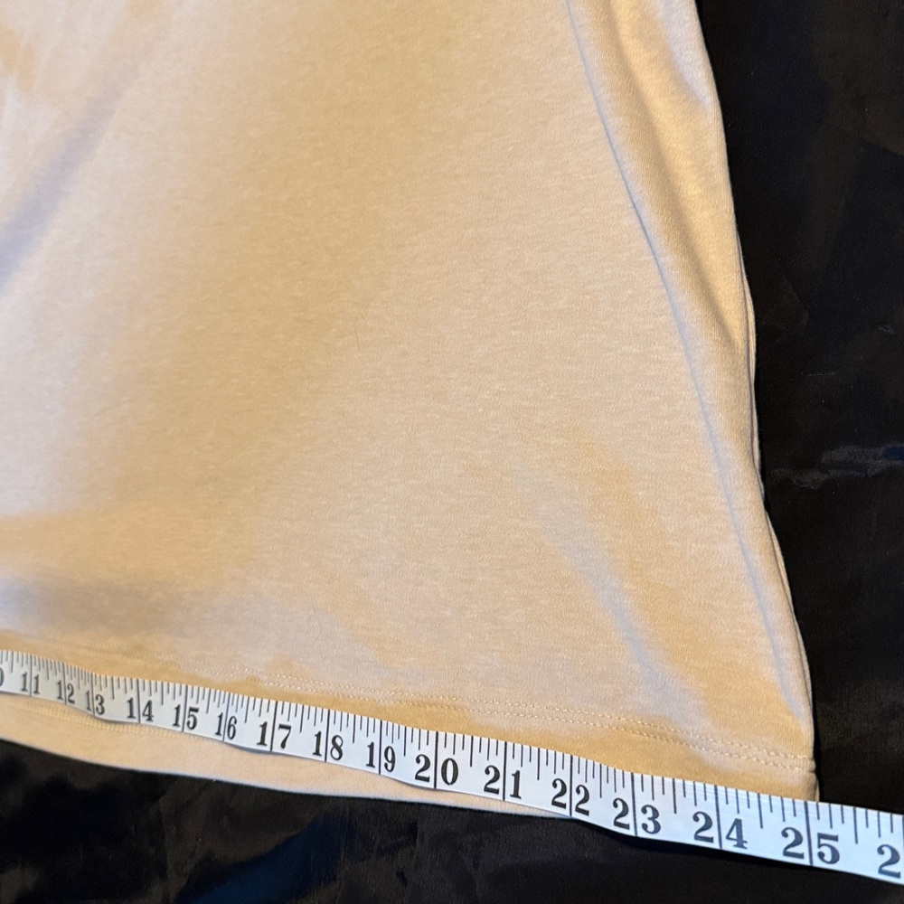 Kim Rogers Perfectly Soft size L 3/4 Sleeve Cat Graphic Top NWOT Beige crew-neck - Picture 16 of 16